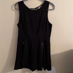 Black dress (built in shorts & functional zip pockets)